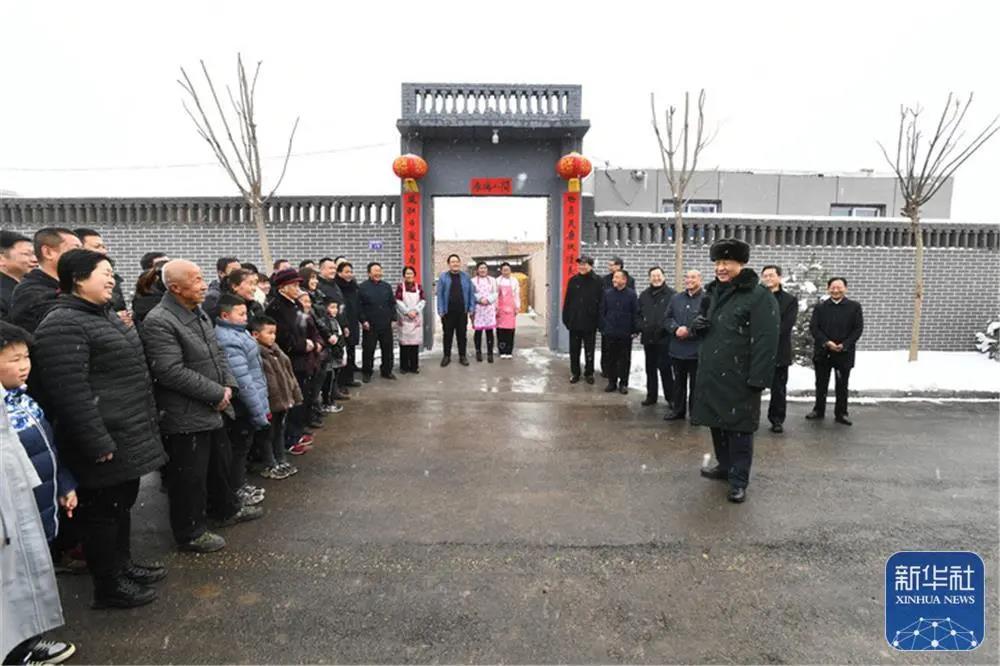 中央军委主席习近平来到山西